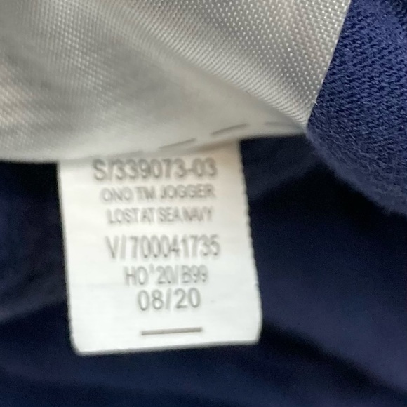 Old Navy Stretch Joggers Navy Blue & White Sz XL(14-16) - Picture 5 of 9